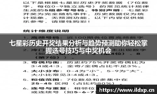 七星彩历史开奖结果分析与趋势预测助你轻松掌握选号技巧与中奖机会